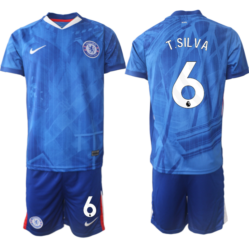 Men 2025-2026 Club Chelsea FC home Blue 6 Soccer Jersey